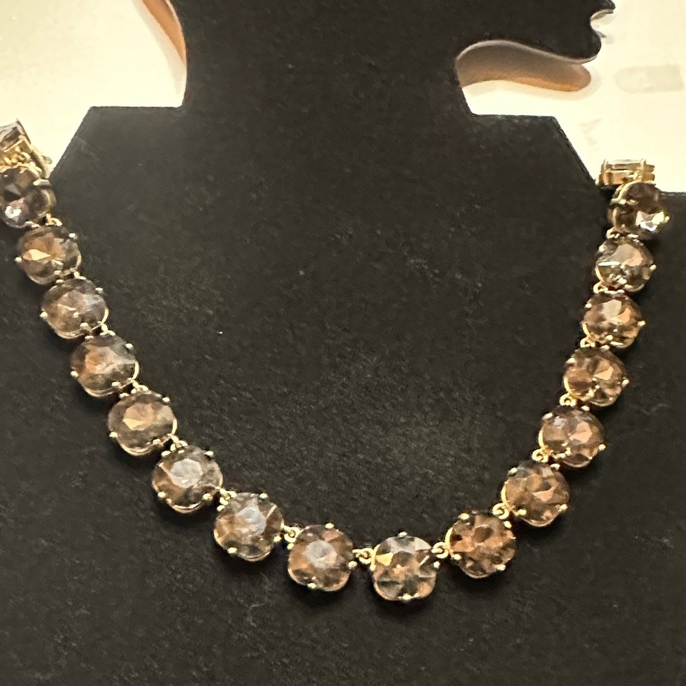 J Crew smokey quarts choker 8”